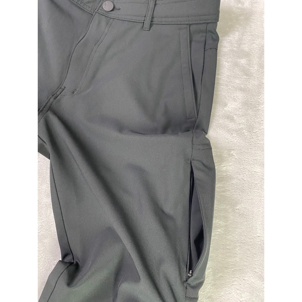 Hurley Jet Set Tech Pants Mens 30x30 Black Lightweight DWR Performance Travel - Picture 6 of 7